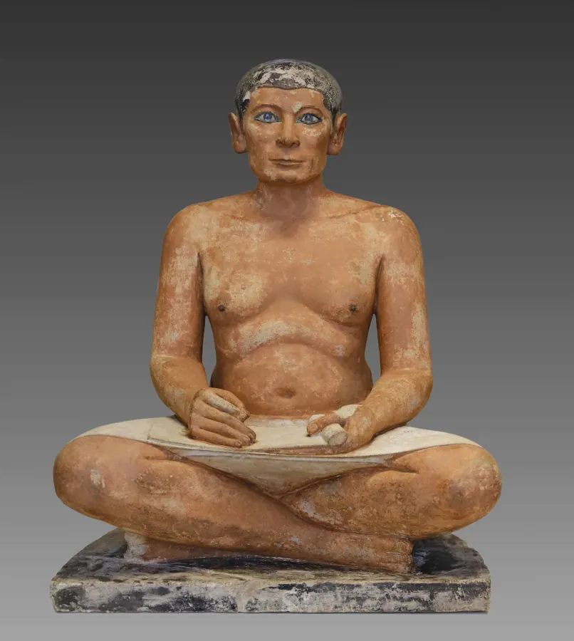 The Seated Scribe — Louvre Museum